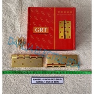 4 INCH HINGES GOLDGRT PRICE PER BOX (6 SETS)