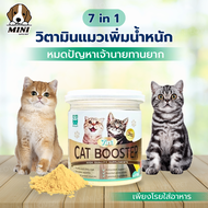 วิตามินแมว เพิ่มน้ำหนัก 7 IN 1 BETAPET CAT BOOSTER บำรุงขนสวย เสริมสร้างกล้ามเนื้อ ชนิดผงโรย เพิ่มคว
