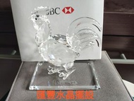 HSBC 水晶公雞擺設