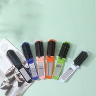 Foldable Comb Portable Makeup Mirror Comb Foldable Massage Mirror Comb Women's Bangs Comb Portable B