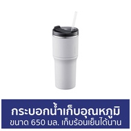 🔥ขายดี🔥 กระบอกน้ำเก็บอุณหภูมิ LocknLock ขนาด 650 มล. เก็บร้อนเย็นได้นาน LHC4277S Metro Drive Tumbler