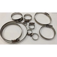 Clip 304 Stainless Steel Clamp Radiator Hose Clip adjustable Clip Intake Water Pipe Samco Hose Clip 