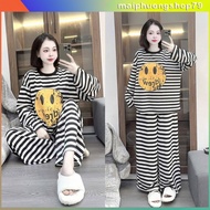 DREW LONG-Sleeve Plaid T-SHIRT SET – ALWAYS BEAUTIFUL AT HOME