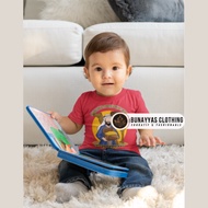 NABI Boys' Da'wah Shirt Short Sleeve Abdurrahman Bin Auf T-shirt Companions of the Prophet Size XS S