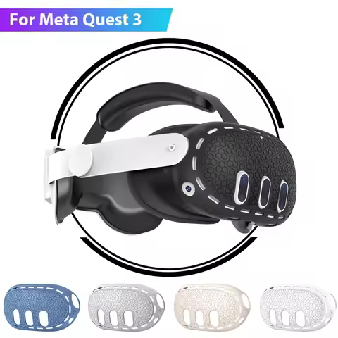Protector Cover for Meta Quest 3 Glasses Anti-scratch Shell Replacement Silicone Protective Case For