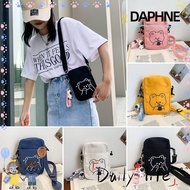 DAPHNE Shoulder Bags Cartoon Bear Small Canvas Handbags