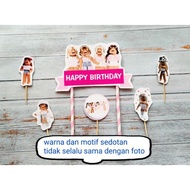 hiasan kue cake topper ulang tahun karakter Roblox Girls roblox Girl