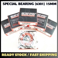 SUPRIMO BEARING 6301 (15MM) SPECIAL SIZE BALL BEARING 6301-202