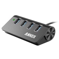 Anker 4-Port USB 3.0 Unibody Aluminum Portable Data Hub