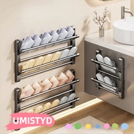 UMISTYDREAMUM9U Simple Shoe Rack, Foldable Drainage Wall-mounted Rack, Multifunctional Multi-layer N