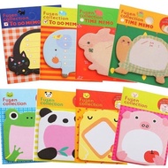 Animal Sticky Notes Memo Pad Cute Stationery Door Gift Murah Borong Freegift for Customer Kawaii Sta