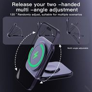 100W Magnetic Wireless Charger 3 In 1 Fast Charging Station Foldable Phone Holder Stand For Iphone 1