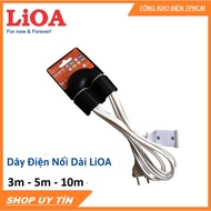 LIOA 10A Extension Cord, 2-core Cord length 3m/5m/10m/15m