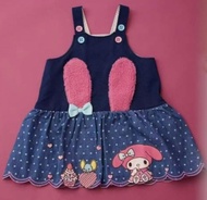 Melody 牛仔色吊帶裙(實拍）