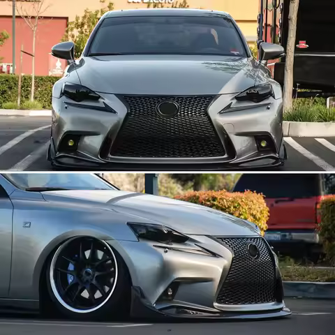 2014 2015 2016 for Lexus IS250 IS300 IS350 IS200t F Sport Front Bumper Centre Grille Honeycomb Black