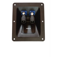 PACKAGE: 2-Hole Concave Speakon Terminal + 2 Benji Speakon Sockets + 2 Benji Speakon Jacks