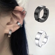 Titanium steel earrings circle ear bone clip female ear clip earrings
