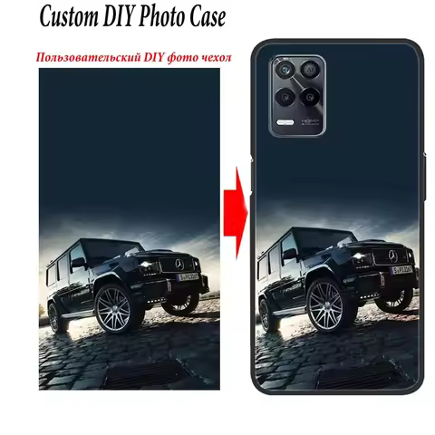 Customized Personalised Photo Phone Cases For Realme 9 5G 9i 8i 7i 8 7 6s 5 6 Pro Case DIY Name Text
