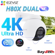 EZVIZ H80X Dual Lens 4K 8MP Color Full Night Vision Outdoor AI Smart Alarm Flood Light Waterproof CC