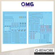 G-Rework MGEX Strike Freedom Gundam Water Decal CD-MEX02 G Rework Water Decals Strike Freedom Decal 