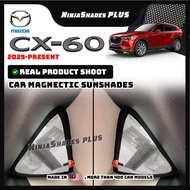 NinjaShades PLUS Mazda CX-60 CX60 2025-Present [6PCS/SET] Magnetic Car Sunshades PREMIUM Quality