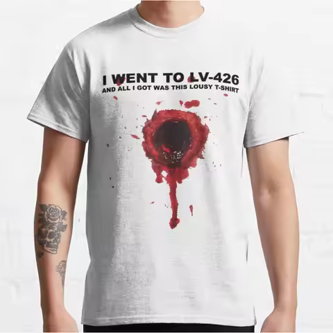 I Went To LV-426 And All I Got Was This Lousy Funny Alien horror movie Graphic T Shirts large size A
