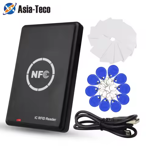 UID Black Card Reader Tags White Card NFC 13.56MHz Support Windows XP/Win7 up Application Elevator H