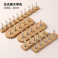 Japanese Manicure Practice Base Log Minimalist Style Nail Holder Metal Finger Holder Nail Holder Wea