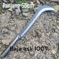bendo ndorit baja asli sabit panjang golok areit rumput dahan ranting pohon dan babat semak2