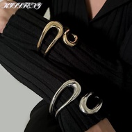 KISSFENY Open Cuff Bangles Bracelet, Metal Hollow Women's Bracelet,  Adjustable Cuff Bracelet Women 