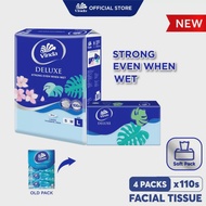 Vinda Deluxe Soft Pack Facial Tissue Large 3ply - 110's x 4