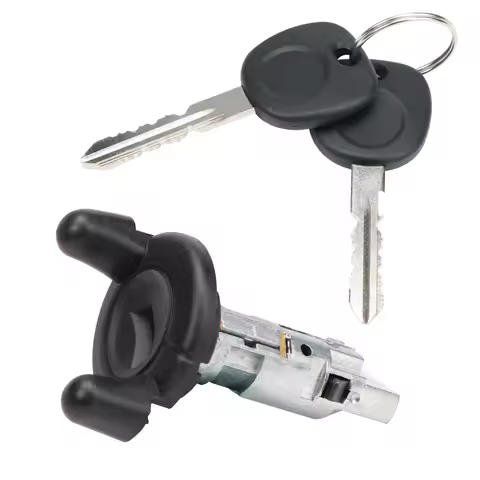 Ignition Lock Cylinder Key US287L 12472980 15815961 Fit for Cadillac Escalade Chevrolet Express Silv