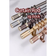 Length Custom Curtain Rod Roman Rod Single Rod Double Curtain Rod SG Stock