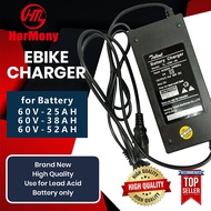 Harmony Ebike Charger Lead Acid 60v25ah 60v32/38ah Smart Charger Battery Output Automatic Shutd