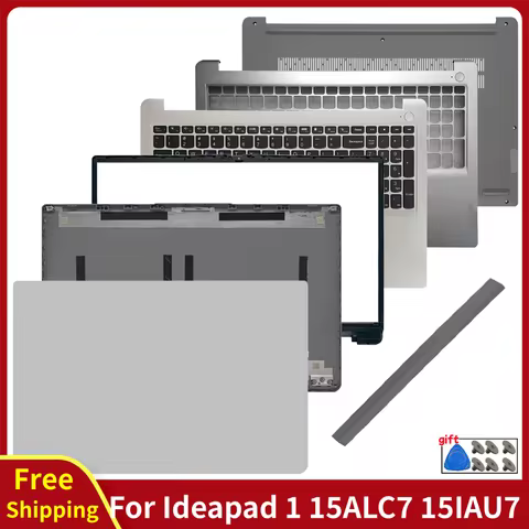 For IdeaPad 1 15ALC7 15IAU7 15IJL7 15IRU7 Laptop Rear Lid Back Cover Front Bezel US Keyboard Palmres