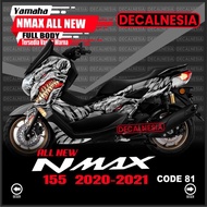 Stiker Decal Nmax New 2021 2022 Full Body Stiker Motor Connected