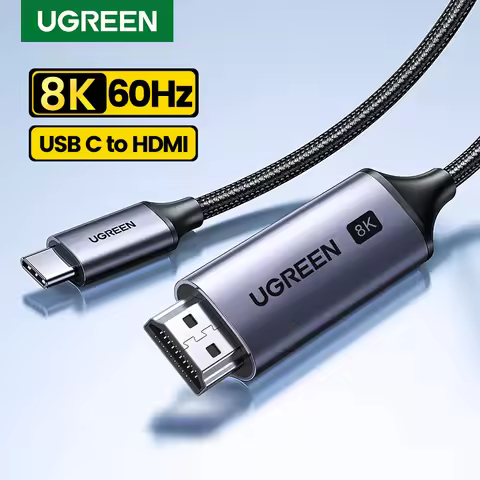 UGREEN USB C to 4K 8K HDMI-compatible Cable 8K/60Hz 4K/120Hz for MacBook Pro iMac iPad Pro for Samsu