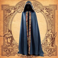 Medieval Cloak Cloak British Style Church God Staff Cloak 5 Colors Long Cloak Cloak Church Performan