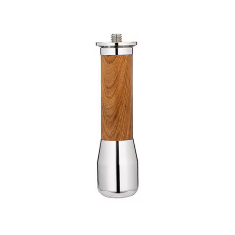 【NEW A39M】 Detachable Solid Wood Handle Coffee Espresso Machine Tool Accessory Bottomless Portafilte