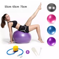 Yoga Gym Ball Anti-Burst FREE Air-Pump 55CM