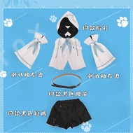 【CPSER 77】 Hololive First Phase VTuber Virtual Anchor Shirakami Fubuki cos Suit Little Fox cosplay L