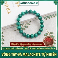 Natural Malachite Stone Bracelet (Duke Stone - Peacock Feather Stone) Helps To Attract Positive Ener