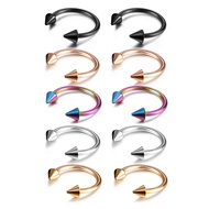 14G 16G Septum Jewelry Surgical Steel Septum Ring for Women Men Nose Nostril Rings Lip Labret Cartil