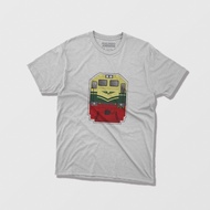 CC201 Vintage Locomotive Train Kids T-Shirt - Front Look | Railindo