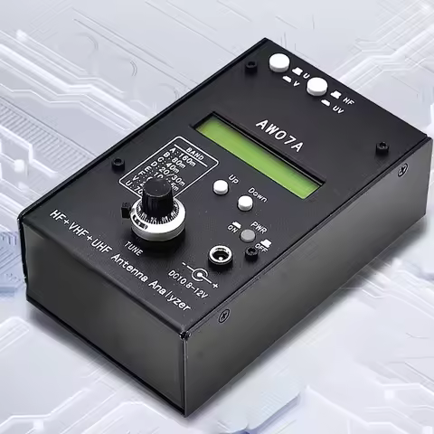 HF/VHF/UHF AW07A 1.5-470MHZ 160 M HF +UV Spectrum Analyzers with 1.0 To 9.99 SWR SWR Antenna Meter T