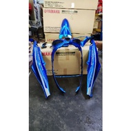 COVERSET LAGENDA SRL 115 FI BIRU V4 Original Hong Leong Yamaha Stripe Tanam Clear 2K