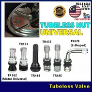 Tubeless Valve for Car / Motorcycle Aluminium Kepala Angin Kereta Valve Tayar Kereta Motor Tubeless 