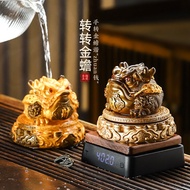 {Home Element Shop} Time Comes To Run Tea Play Lucky Golden Toad Chinese Creative High Temperature C