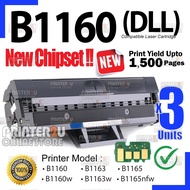 3x Compatible to Del* B1160 B1160w B1163 B1163w B1165 B1165nfw HF44N B-1160 B-1160W B-1163 B-1165
