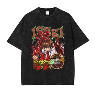 Bandai | Bandai Anime H-High S-School DxD T-shirts Vintage Washed Gremory Rias T Shirt Streetwear Is